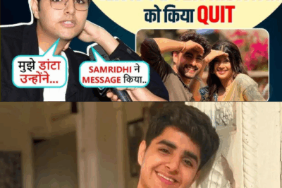 Manthan Setia Breaks Silence on Quitting YRKKH, Gets Emotional Over Samriddhi
