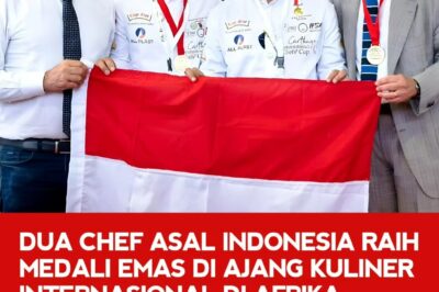 Dua Chef Asal Indonesia Menang Emas di Ajang Kuliner Dunia, Gabungkan Cita Rasa Lokal dan Gaya Italia!