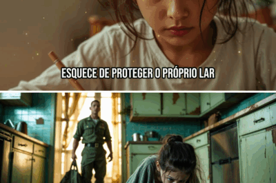 Ele voltou da guerra… e encontrou a própria filha ajoelhada, comendo ração no chão