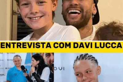 Filho de Neymar rouba a cena após jogo do pai: “Fiz um gol nele e ele não quer postar!”