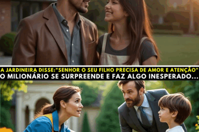 Ela disse apenas uma frase… e fez um milionário cair de joelhos no jardim
