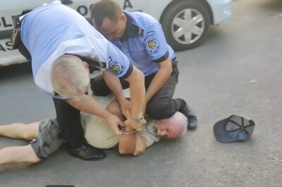Scene ȘOCANTE la Pașcani! Pensionar, pus la pământ și călcat pe cap de polițiști. Primarul: „Au procedat bine”