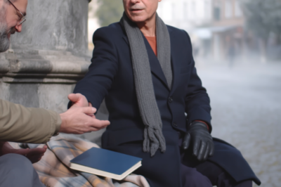 Călin a stat de vorbă cu un cerșetor – lucru la care nimeni nu se aștepta.
