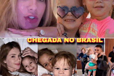 Virgínia Fonseca retorna ao Brasil com os filhos e surpreende ao embarcar para o Rio de última hora