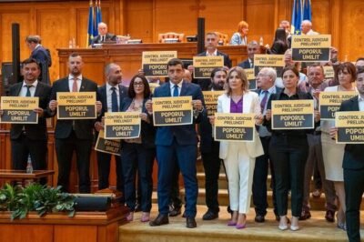Simion protestează în Parlament: Georgescu e târât săptămânal la control judiciar doar pentru că a câştigat alegerile